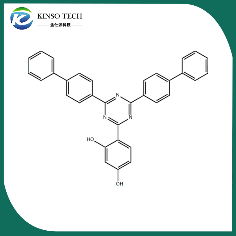 2- (2,4-dihidroksifenil) -4,6-bis (4-bifenil) -1,3,5-triazin CAS 182918-16-7