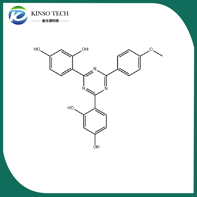 2- (4-metoksifenil) 4,6-bis- (2,4-dihidroksifenil) -1,3,5-triazin CAS 1440-00-2